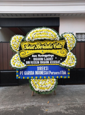 Papan Bunga Duka di Solokanjeruk
