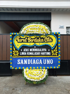 Papan Bunga Duka di Solokanjeruk