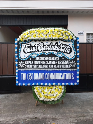 Papan Bunga Duka di Solokanjeruk